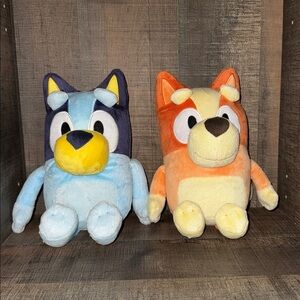 BLUEY and BINGO Plush Toy Set- NWOT